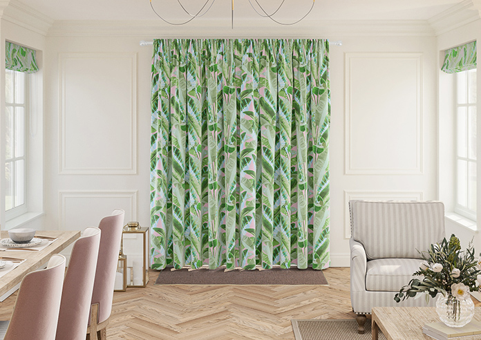 Rodeo Drive, Green Pink - Made To Measure Curtains - Image 7